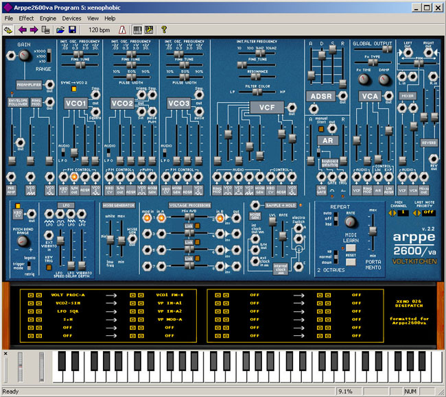 ARP 2600 virtual synth